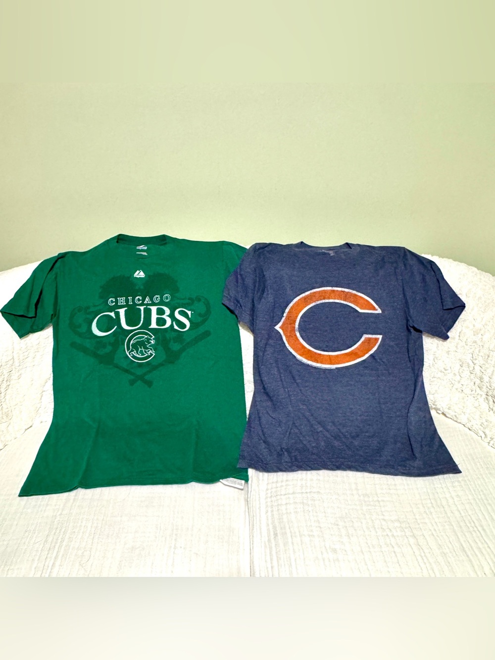 Cubs and Bears Shirts Adult S
